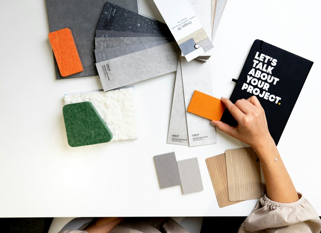 Collage of branding elements inspired by Spanish, Italian, and Portuguese culture